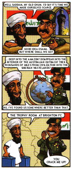 Saddam and bin Laden plot escape