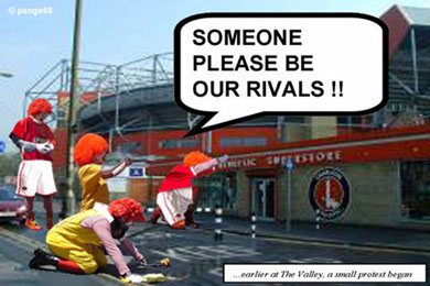 A protest at the Valley