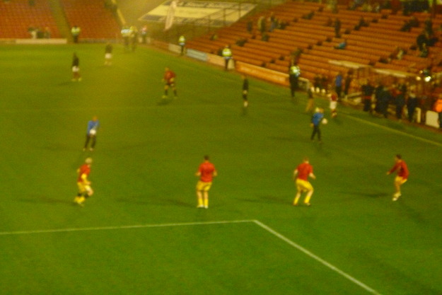 The Palace defence warms up with Curtis Fleming who is poised to follow Freedman