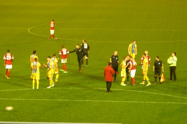 The game finishes 1-1