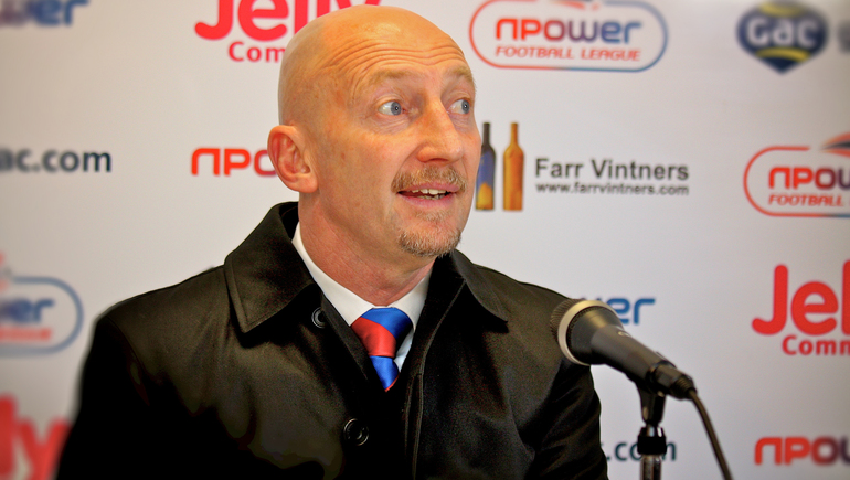 Holloway: Watched from the stands after being banned for two games from the touchline