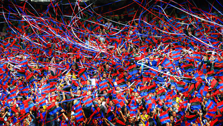 Crystal Palace fans (Photo: Andy Roberts)