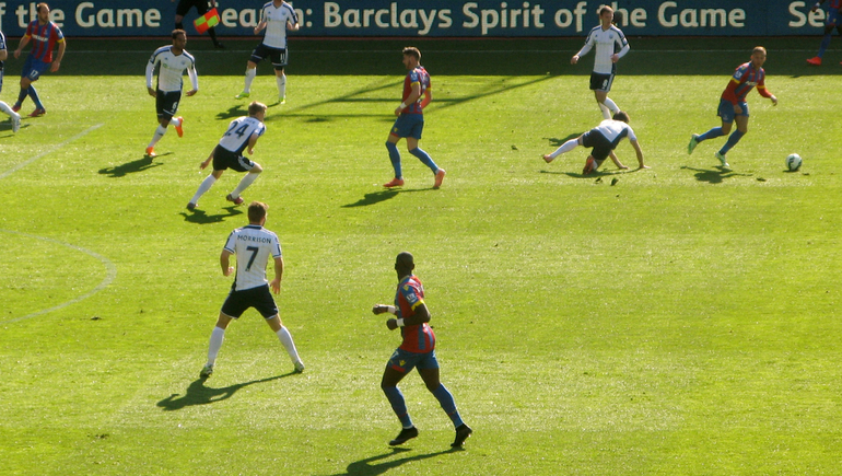 Eagles attack the Baggies in the second period...but to no avail.