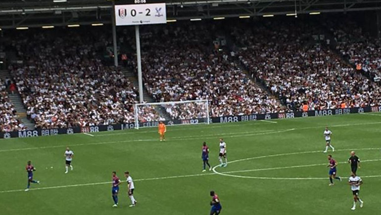 The score made great reading from the Palace supporters end