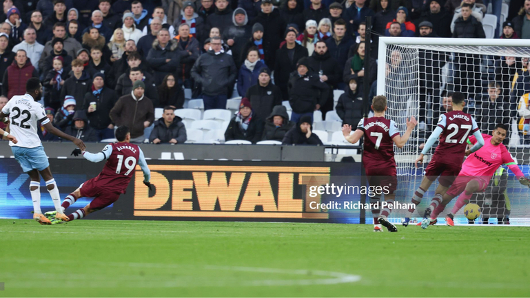 Edouard scores the equaliser