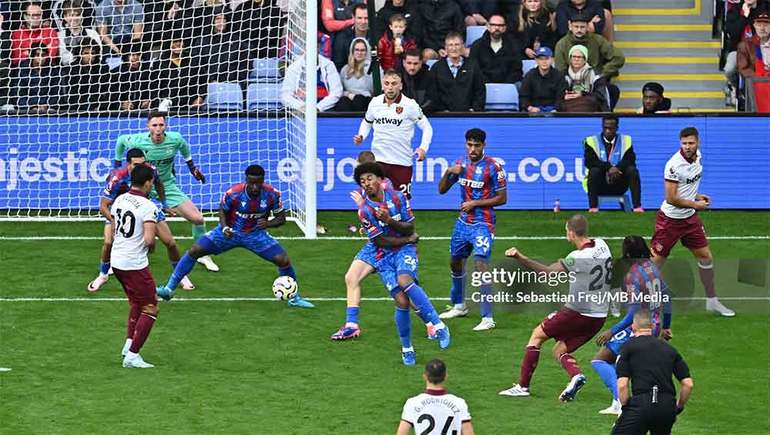 Palace 0-2 West Ham