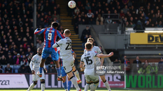 Eddie Nketiah rises to seal the victory for the Eagles