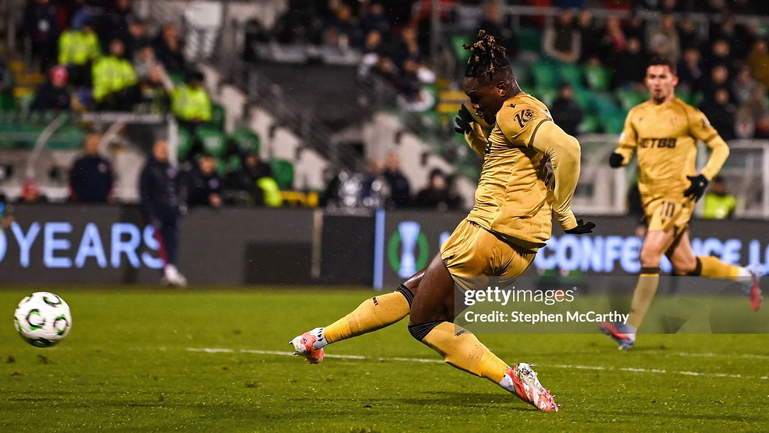 Uche slots home the first Palace goal
