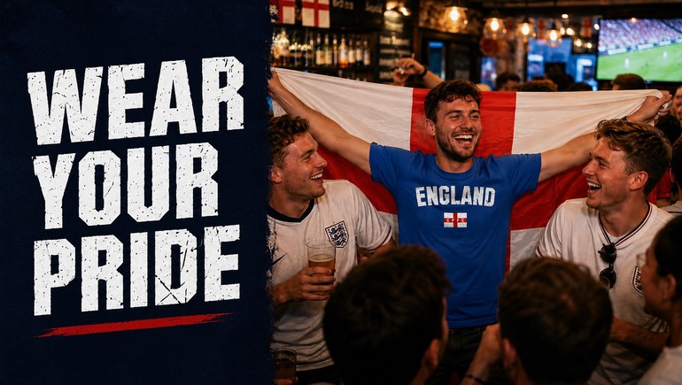 England/CPFC t-shirts now available in the HOL Shop
