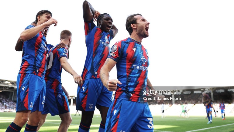 Ben Chilwell celebrates scoring Palace's winner