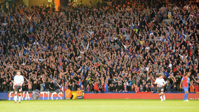Crystal Palace fans (Photo: Andy Roberts)