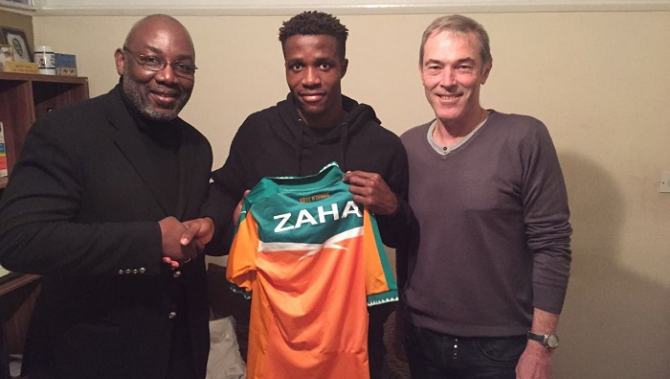 Zaha opts for Ivory Coast