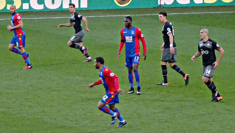 Townsend, Puncheon and Benteke on the attack in the 3-0 victory.