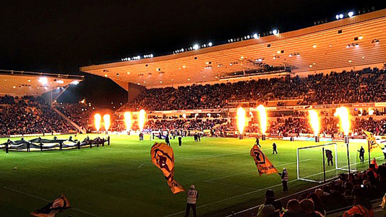 Molineux Stadium: Fired up and ready to go (Photo: Wilf King) 