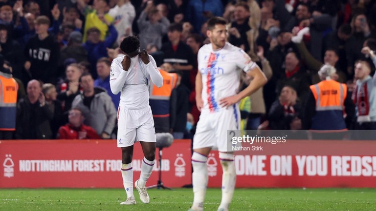 Palace feeling defeated at the City Ground