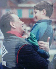 Brian Clough and David Shepherd