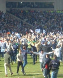 West Brom Celebrate