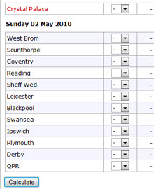 Championship Predictor