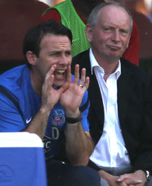 Dougie Freedman and Lennie Lawrence