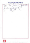 Johnny Byrne autograph