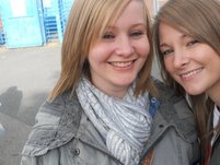 emma my cousin and me on the right