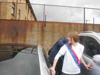 me getting my shirt signed-he took agesssss