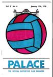 Palace Supporters Magazine 1970 - from Steve