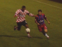 Tommy Black on the attack for Palace