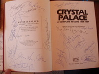 Phil Nicholson's signed Crystal Palace Record