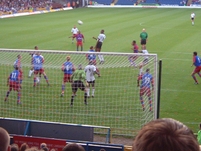 Fulham go close with a corner