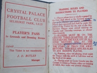 Boss Jack Butler made notes for the change of rules for 1949-50