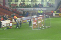 Barnsley's attempt at half-time 'entertainment'