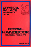 CPFC Supporters' Handbook 1974/75