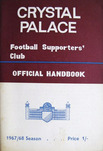 CPFC Supporters' Handbook 1967/68