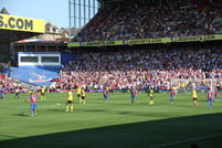 View of Selhurst Park during the game.
