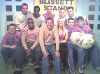 The SoccerAM gang...including a certain Ade Akinbiyi at the back! 