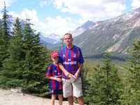 Canadian Rockies of Phil (philmerc) and son Will. Taken last summer. Took the Canadian locals by surprise.