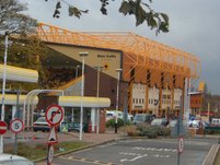Photo outside the Molineux ground