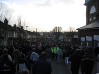 Looking Down Holmesdale Road After The Match