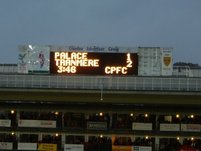 Half-time : Palace 1 - 2 Tranmere