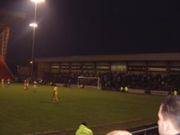 View of the noisy home end at Gresty Road