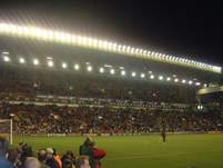 General view of Anfield before the start of the match