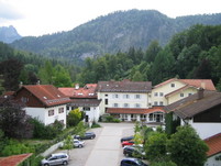 View from Füssen hotel room