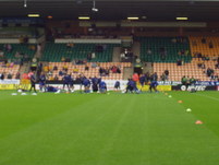 Players warming up before match.jpg