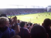 View from the Holmesdale Road end