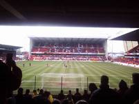 General view of the City Ground before the start of the game