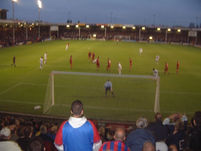 The Palace fans look on as their team look for an equaliser