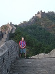 Andy on the Great Wall of China