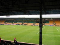 General view of Carrow Road before the start of the game