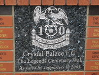 Central Plaque - Centenary/Legends Wall
